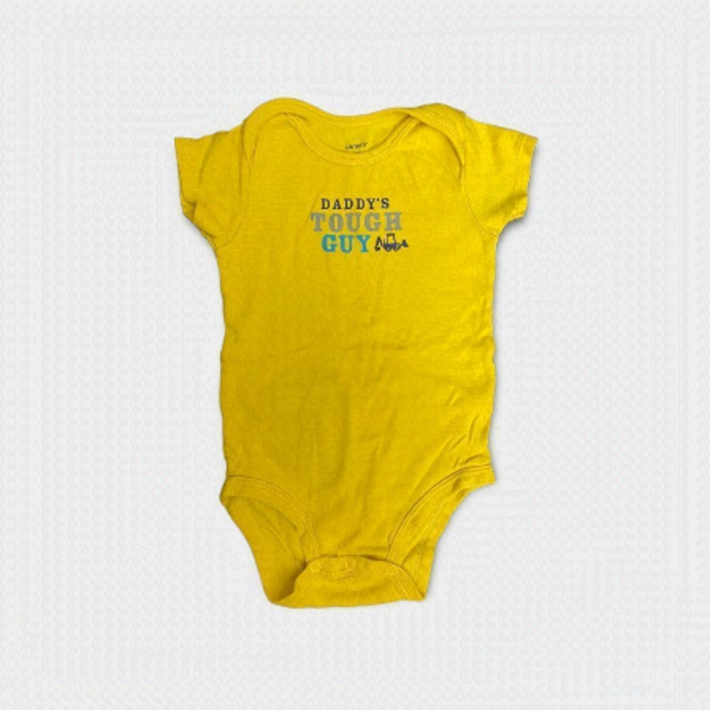 𝅺CARTERS | 3/$15 Yellow Diaper Tshirt
